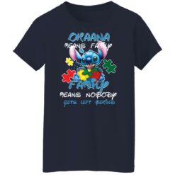 Stitch ohana means family family means nobody gets left behind shirt $19.95