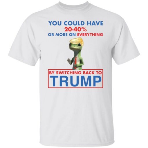 You could save 20-40% more one everything by switching back to Tr*mp shirt $19.95 redirect03242022230311 2