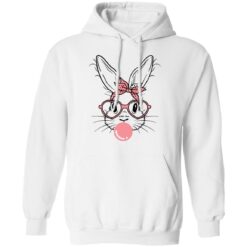 Cute bunny rabbit with bandana glasses bubblegum shirt $19.95