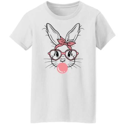 Cute bunny rabbit with bandana glasses bubblegum shirt $19.95