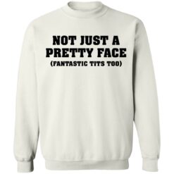 Not just a pretty face fantastic tits too shirt $19.95