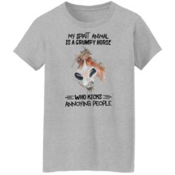 My spirit animal is a grumpy horse who kicks annoying people shirt $19.95