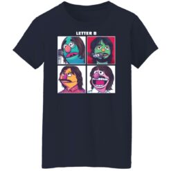 Les Mupples Carte letter b shirt $19.95