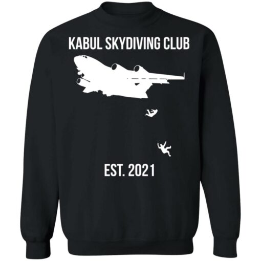 Kabul skydiving club est 2021 shirt $19.95