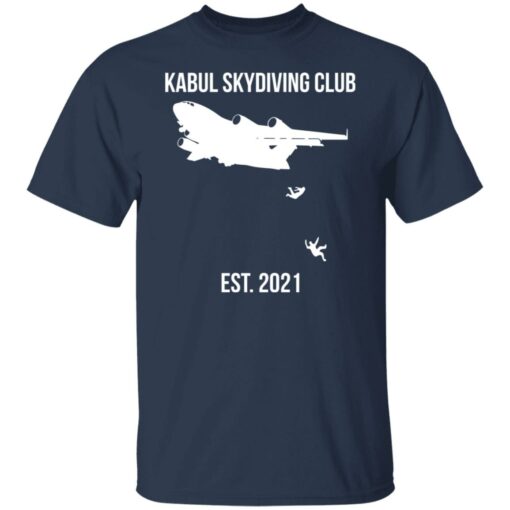 Kabul skydiving club est 2021 shirt $19.95