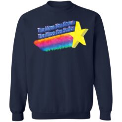 The more you know the more you suffer shirt $19.95