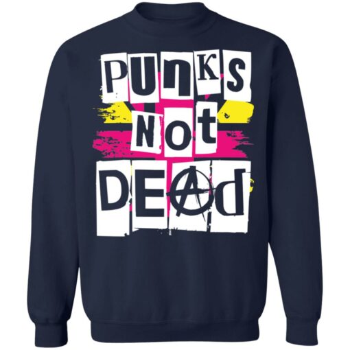 Punks not dead shirt $19.95