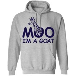 Giraffe moo im a goat shirt $19.95