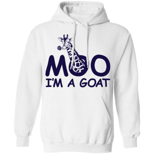 Giraffe moo im a goat shirt $19.95