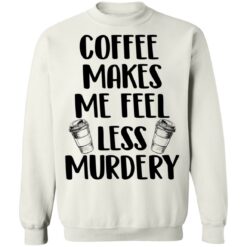 Coffee makes me feel less murdery shirt $19.95 redirect04282022230413 5