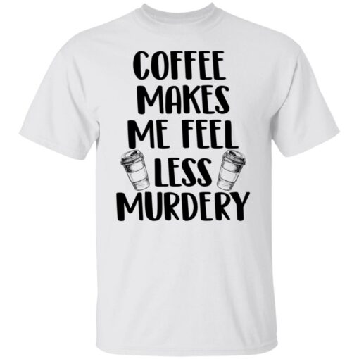 Coffee makes me feel less murdery shirt $19.95 redirect04282022230413 6