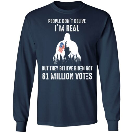 Bigfoot people don’t believe i’m real but they believe shirt $19.95 redirect05052022020504 1