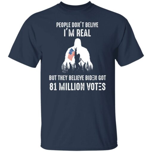 Bigfoot people don’t believe i’m real but they believe shirt $19.95 redirect05052022020505 4