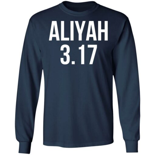 Aliyah 3 17 shirt $19.95