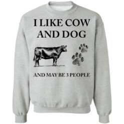 I like cow and dog and may be 3 people shirt $19.95