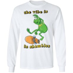 Frog the vibe is in shambles shirt $19.95