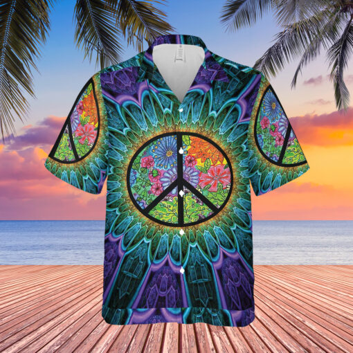 Hippie hawaii shirt $31.95 Hippie hawaii shirt mockup