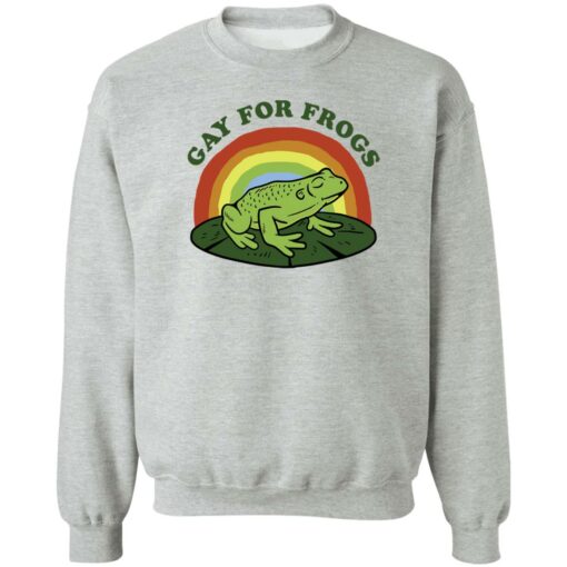 Gay for frogs shirt $19.95