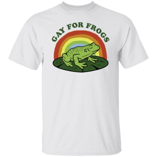 Gay for frogs shirt $19.95