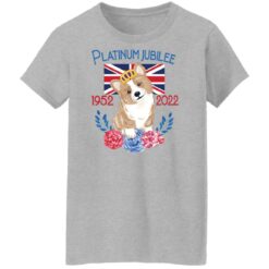 Queen corgi platinum jubilee 1952 2022 shirt $19.95