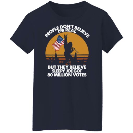 Bigfoot people don't believe im real but they believe sleepy shirt $19.95 redirect06062022020639 5