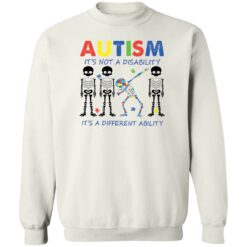 Skeleton autism it’s not a disability it’s a different ability shirt $19.95 redirect06152022030640 5