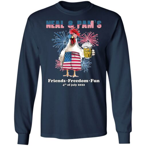 Turkey neal and pam’s friend freedom fun 4th of july 2022 shirt $19.95