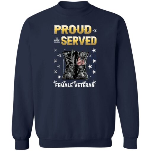 Boots proud to have served female veteran shirt $19.95 redirect06162022230644 5