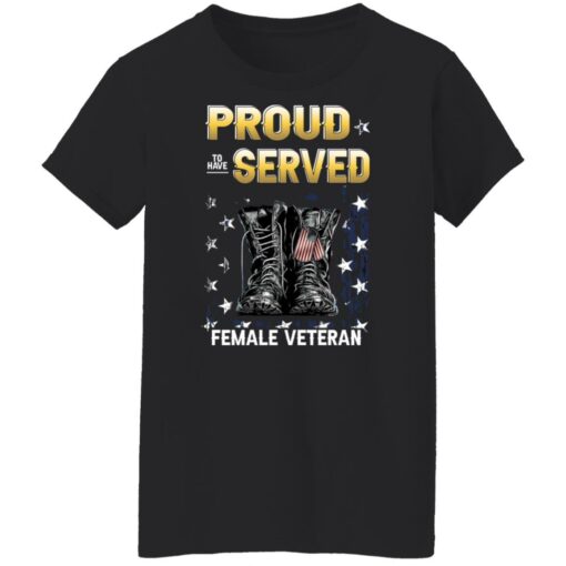 Boots proud to have served female veteran shirt $19.95 redirect06162022230644 8