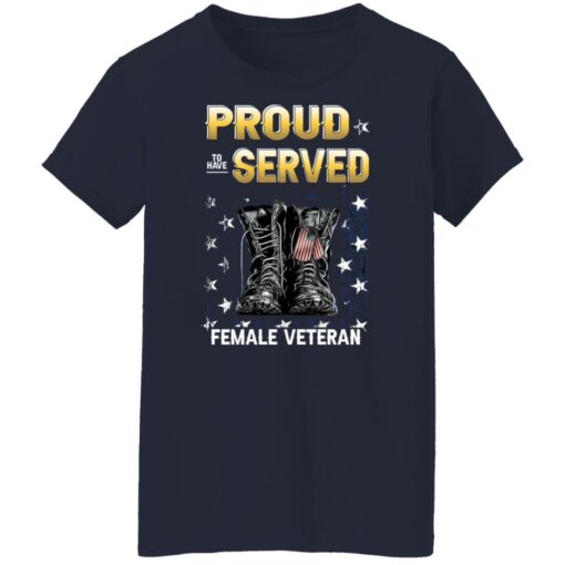 Boots proud to have served female veteran shirt $19.95 redirect06162022230644 9