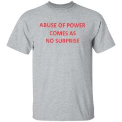 Abuse of power comes as no surprise shirt $19.95 redirect06272022220650 7