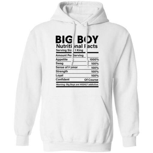 Big boy nutritional facts shirt $19.95
