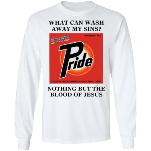 What can wash away my sins pride nothing but the blood of Jesus shirt $19.95 redirect07132022050752 1