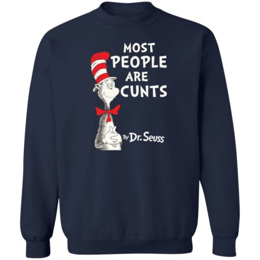 Most people are c*nts by Dr Seuss shirt $19.95