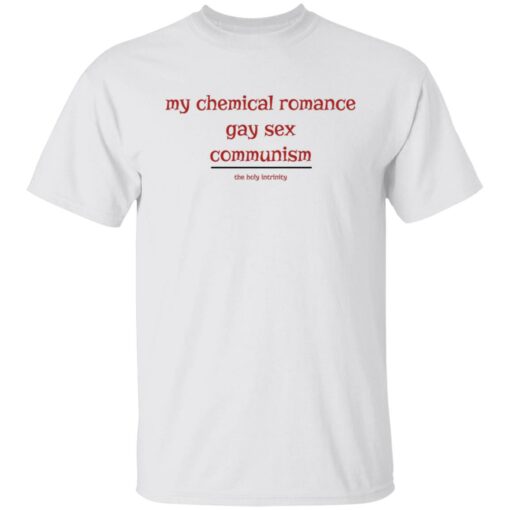 My chemical romance gay sex communism the holy trinity shirt $19.95