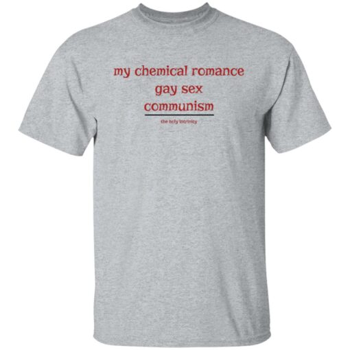 My chemical romance gay sex communism the holy trinity shirt $19.95