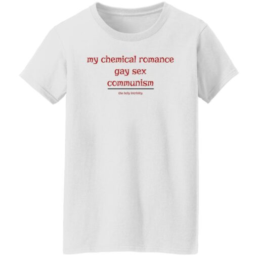 My chemical romance gay sex communism the holy trinity shirt $19.95