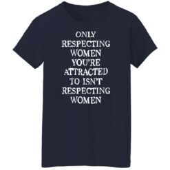 Only respecting women you’re attracted to isn’t respecting women shirt $19.95 redirect08152022230839