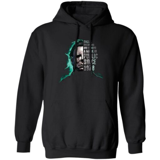 Michael Myers social distancing and wearing a mask since 1978 shirt $19.95 redirect08252022230851