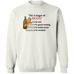 Garfield the 4 stages of soju i'm rich i'm good looking shirt $19.95 redirect08302022230843 4