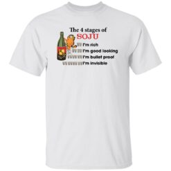 Garfield the 4 stages of soju i'm rich i'm good looking shirt $19.95 redirect08302022230843 5