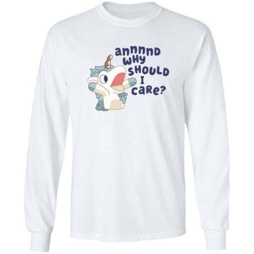 Unicorse annnnd why should i care shirt $19.95