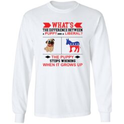What’s the difference between a puppy and a liberal the puppy shirt $19.95 redirect09132022010948 1