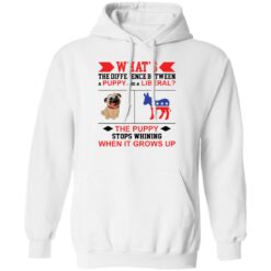 What’s the difference between a puppy and a liberal the puppy shirt $19.95 redirect09132022010948 3