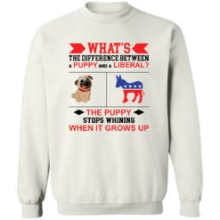 What’s the difference between a puppy and a liberal the puppy shirt $19.95 redirect09132022010948 5