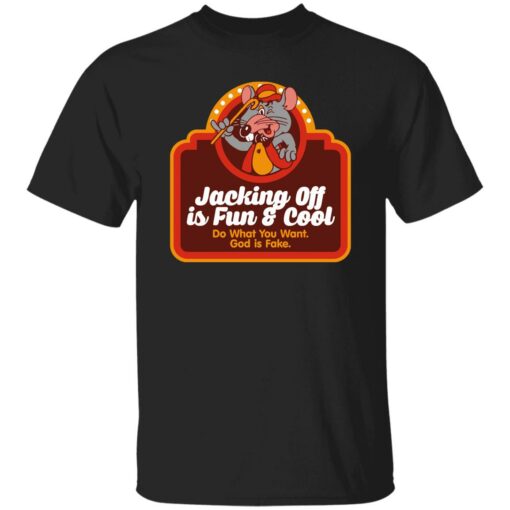 Mouse jacking off is fun and cool do what you want god is fake shirt $19.95 redirect09162022060916 1