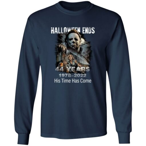 Michael Myers halloween ends 44 year 1987 2022 his time has come shirt $19.95 redirect09282022040947 1