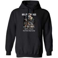 Michael Myers halloween ends 44 year 1987 2022 his time has come shirt $19.95