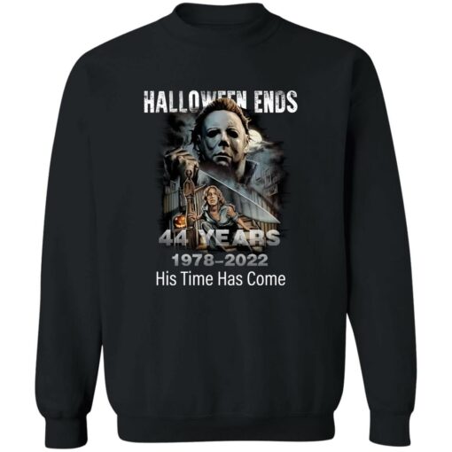 Michael Myers halloween ends 44 year 1987 2022 his time has come shirt $19.95 redirect09282022040948 1
