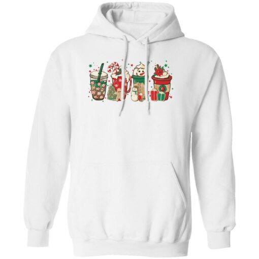 Christmas coffee latte snowmen shirt $19.95